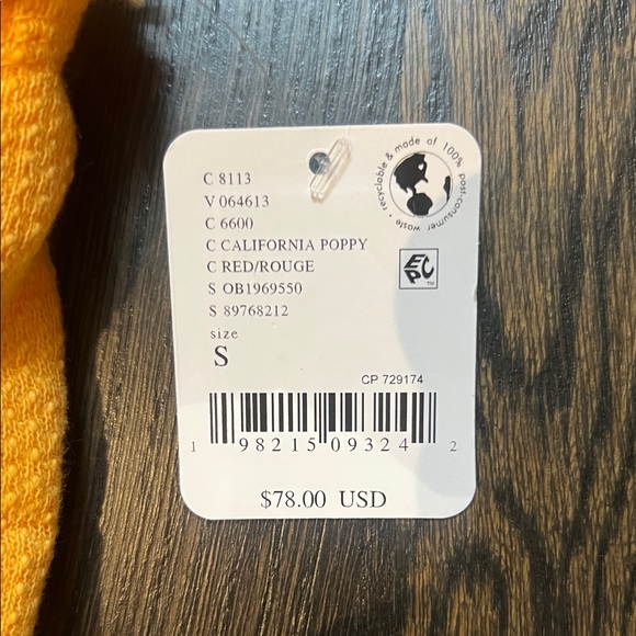 NWT NEW We The Free Yellow Free People Short Sleeve Tee Tank Top Sleeveless - Picture 2 of 7